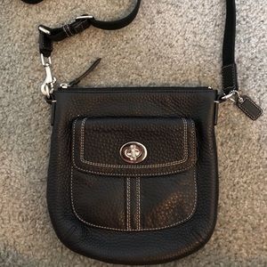 Coach:  Black Crossbody